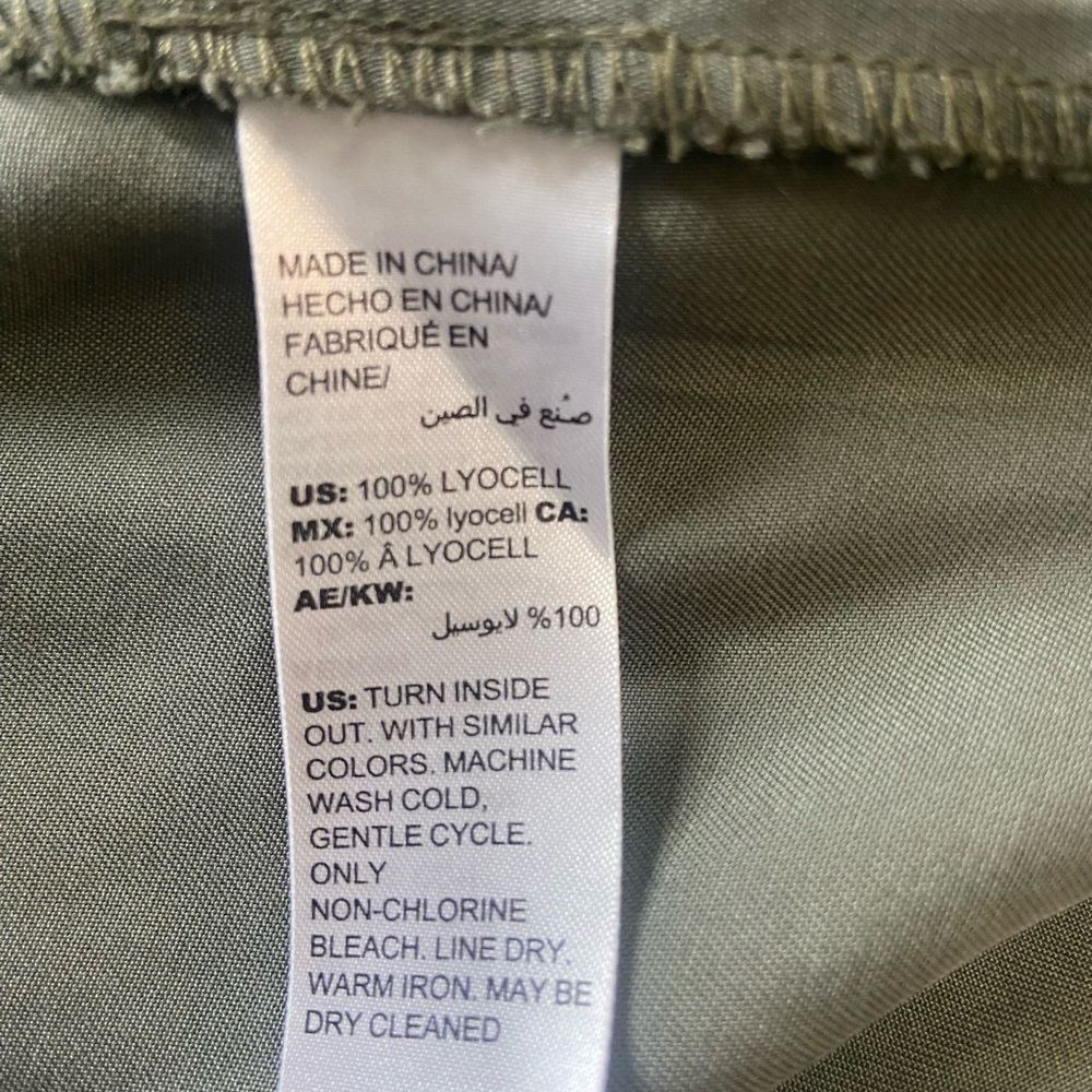 White House Black Market Sz 6 Olive Green Women’s Utility Jacket - Picture 9 of 13